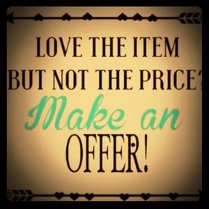 Offers accepted! Help me make my FIRST posh sale!!